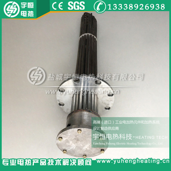 大型導(dǎo)熱油爐用50KW防爆法蘭加熱器