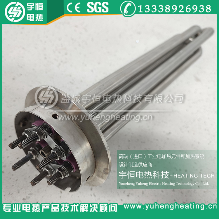 電熱制品供應(yīng)商不銹鋼卡箍式快裝式電加熱管