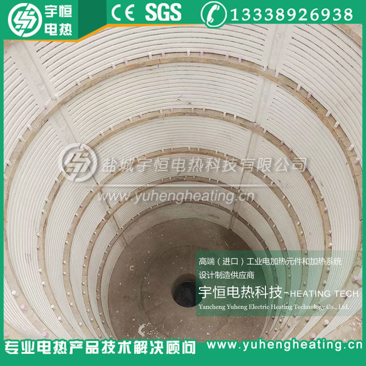 新能源材料工業(yè)井式爐多晶莫來石陶瓷纖維爐膛